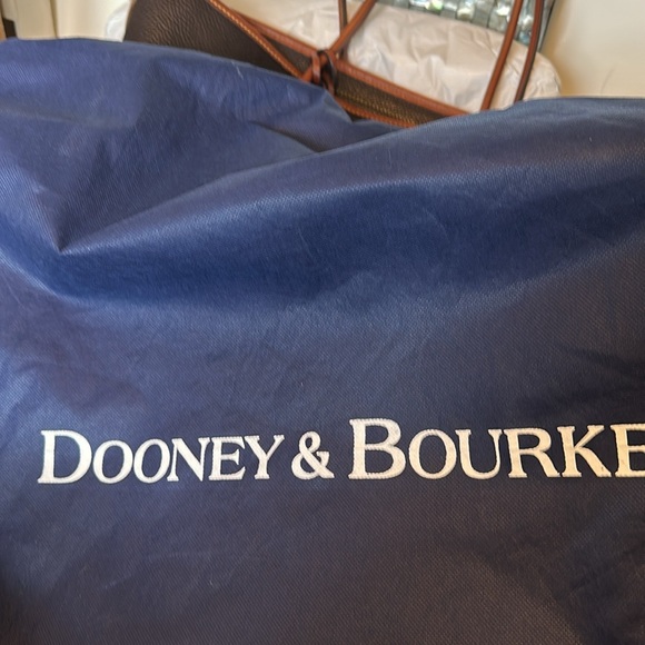 Dooney & Burke Large Pebbled Leather Tote Bag Brown - Picture 11 of 11